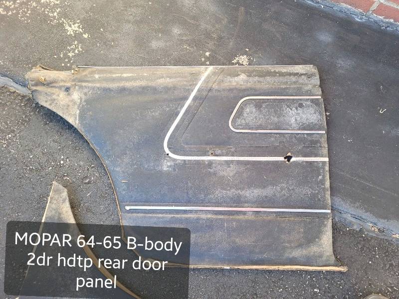 1964 1965 Dodge Polara Hardtop 2dr, Convertible Rear Panel Lower Trim Moldings - Picture 2 of 3