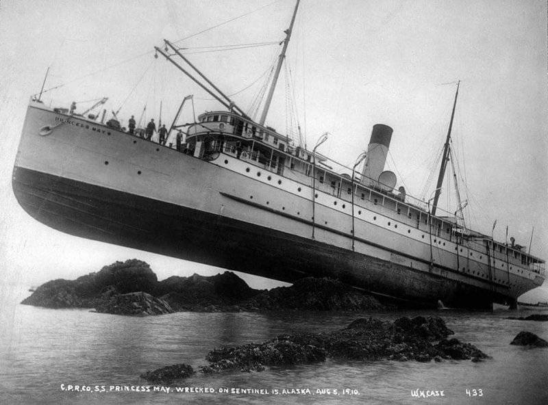 SS Princess May a steamship built in 1888. The ship is best known for grounding in 1910..jpg