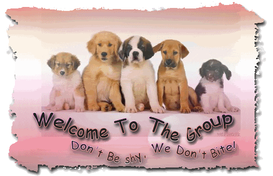 Welcome to the group - Puppies.gif