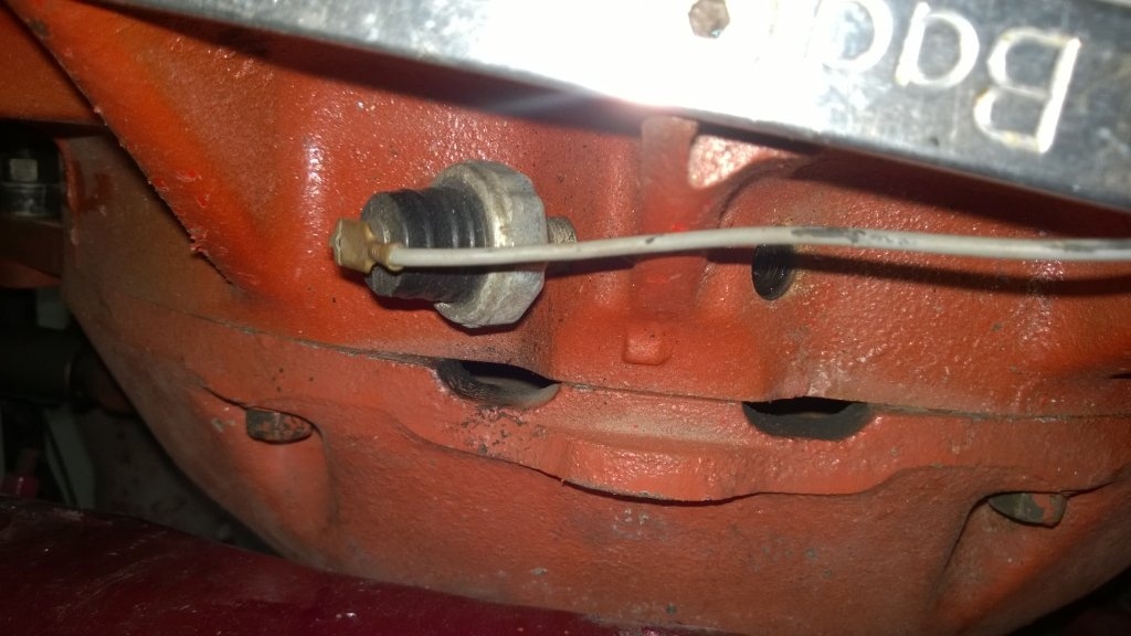 Good news and BAD news oil pressure gauge install on my 440 For B