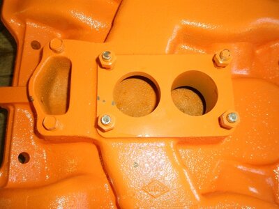 1959 60 RB 383 2bbl. Intake 004 (Small).JPG 1959 60 RB 383 2bbl. Intake 004 (Small).JPG