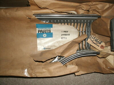 NOS Sat GRille  and Parts 002.JPG