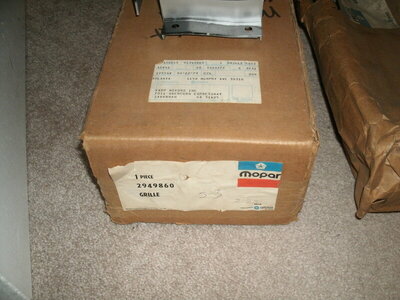 NOS Sat GRille  and Parts 003.JPG