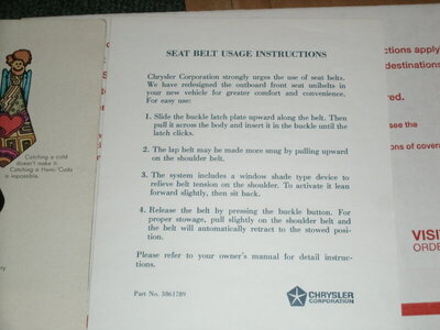 1970 Plymouth NEW car info papers 009.JPG 1970 Plymouth NEW car info papers 009.JPG