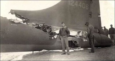 40's B-17 Bomber All American Damaged in combat #4.jpg