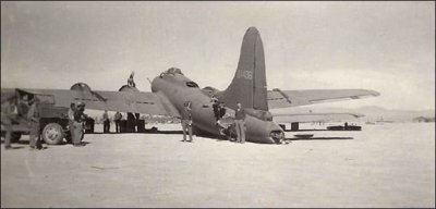 40's B-17 Bomber All American Damaged in combat #3.jpg