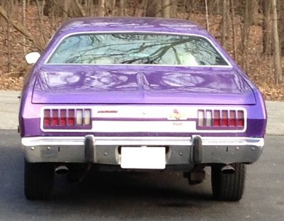 1972 Dodge Demon  Plum Crazy Rear.JPG