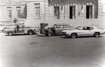 70 GTO Judge from Two Lane Blacktop #6 with cars from American Grafitti.jpg