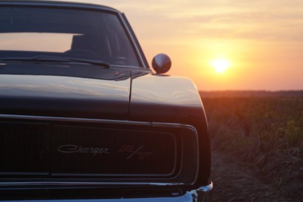 Dodge Charger 69' RT sunset