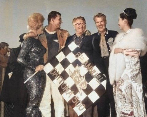 00000000000 (L to R) Linda Vaughn, Richard Petty, Ronnie Householder, Lee Petty, and Miss Japa...jpg