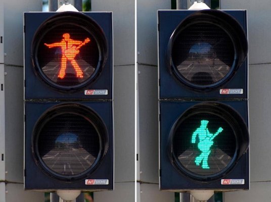 000000d Crosswalk signals in Friedberg, Germany, the town where Elvis Presley served in the Ar...jpg
