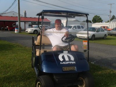 Carlisle 2009 Mr. Mopar & His Golfcart.jpg