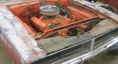1969 Charger SE 383 Orange Engine.JPG 1969 Charger SE 383 Orange Engine.JPG