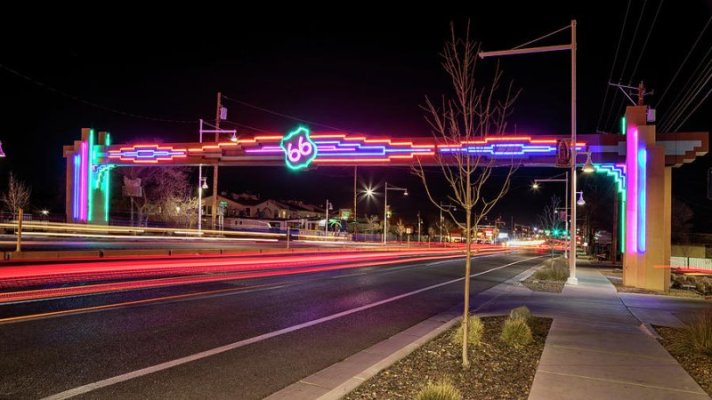 Route 66 Crossing Albuquerque, New Mexico.jpg