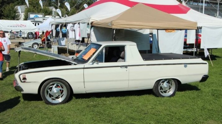 '70 Australian Chrysler Valiant ute, powered by a 245cid Hemi-6 with a 3-speed stick on the fl...jpg