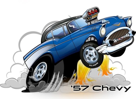 Cartoon Car Art - '57 Chevy by Brad Covington (2).jpg