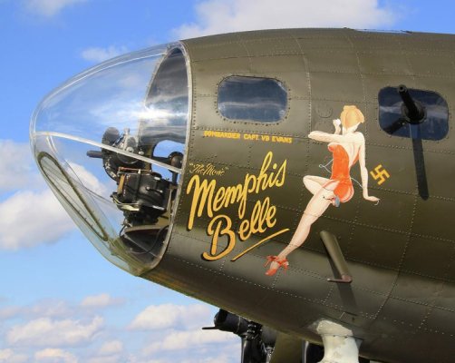 One of five B-17s used in filming of 1990 movie Memphis Belle.jpg