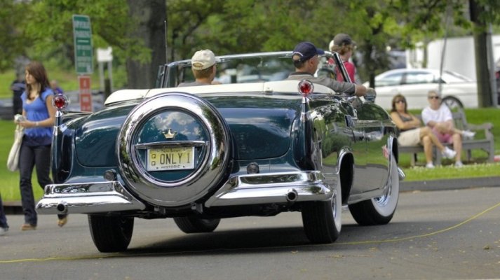 Imperial '55 convertible prototype built by the factory for Chrysler Corp President K.T. Kelle...jpg