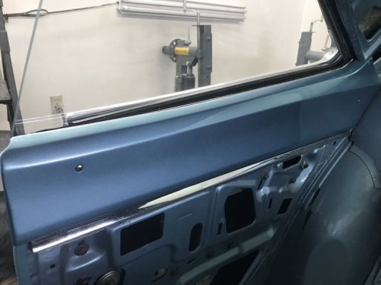 Passenger quarter upper trim installed.JPG