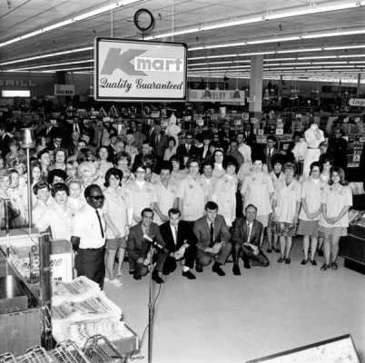 Opening day of a Kmart in Santa Rosa, California, in 1970.jpg