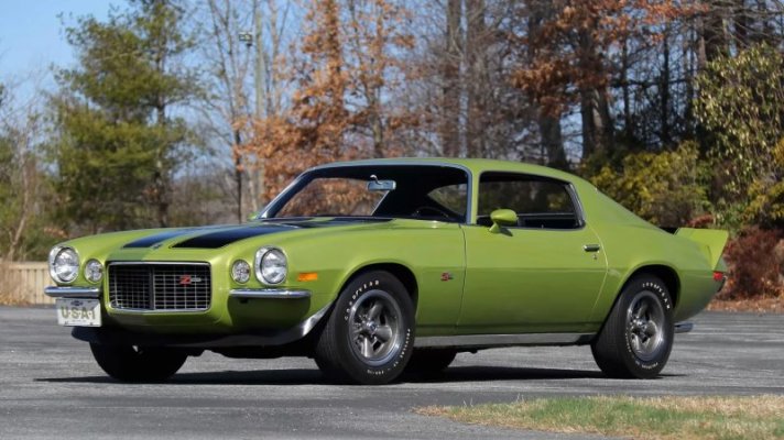 1970-Chevrolet-Camaro-RS-Z28-Citrus-Green-Mecum-Auctions-S77-front-3q-left.jpeg