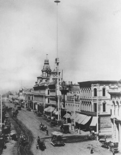 L.A.'s first electric light pole, 1882.jpg
