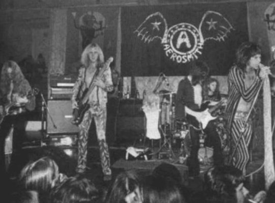 Aerosmith Playing at the Littleton High School Winter Carnival Ball high school dance, before ...jpg