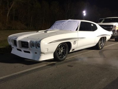 70 GTO Judge Big Cheif from Street Outlaws TV show - white with drag radials.jpg