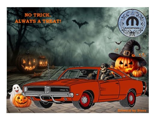 2025 1969 CHARGER RT SE haunted bat BG Halloween NO TRICK SKELETON DRIVER REV2.jpg