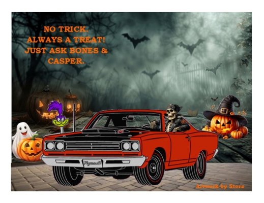 2025 1969 ROAD RUNNER A12 haunted bat BG Halloween NO TRICK SKELETON DRIVER REV2.jpg