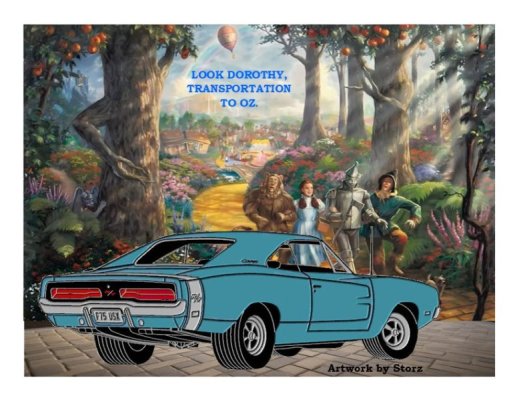 2025 1969 CHARGER RT B3 BLUE REAR VIEW WIZARD OF OZ BG.jpg
