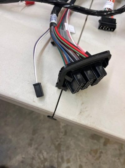 New wire harness under dash extra wire.jpg