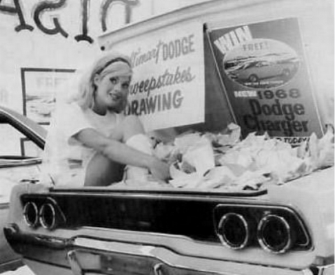 Win a new 1968 Dodge Charger Sweepstakes Drawing.png