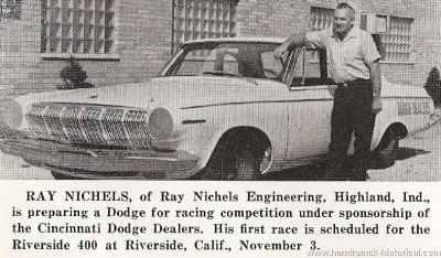 Ray Nichels Sept 1963 Dodge.jpg