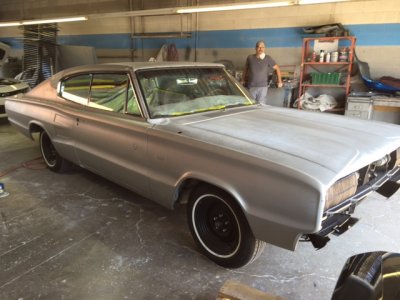 Charger Paint Day 1  Number 3.JPG
