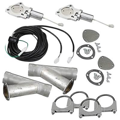 Exhaust Summit alum.-Stainless steel 3in. electric exhaust cutout kit cmb-05-0022.jpg