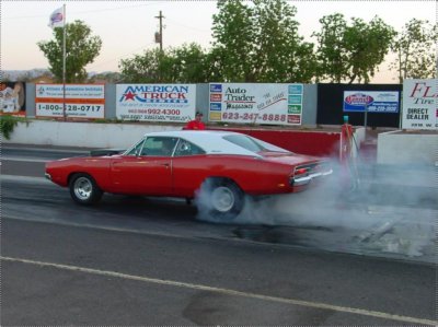 1969 Charger RT Big Red White Hat Special