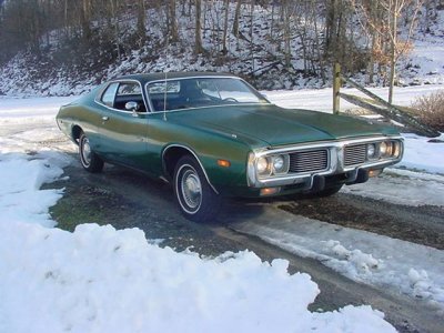 1974 Dodge Charger My first car project. " in progress"