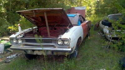 1970 Plymouth Road Runner Hull 383 Engine block automatic