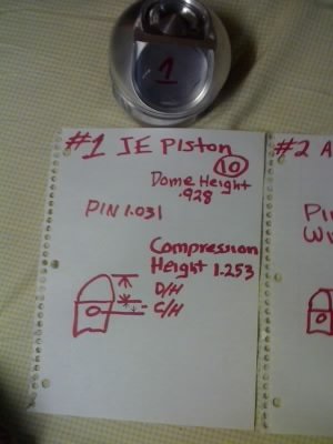 Hemi pistons 3/sets 28/piston total , $400. a set ! 4/sale