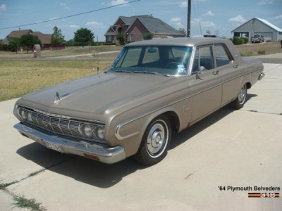1964 Plymouth Belvedere 4 Door Sedan