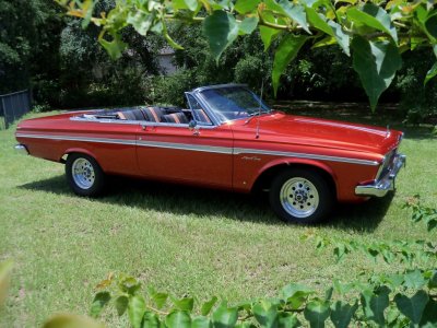 63 Plymouth Sport Fury convertable-426 max wedge-w/36% overdrive  TKO600