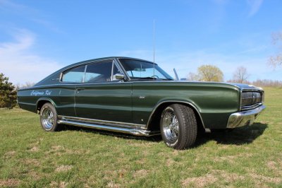 1966 Charger 383 auto Dark Green