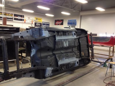 1973 Challenger before and during photos