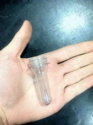 This is what a water bottle looks like before compressed air is added..jpg
