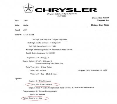 fender tag decode 1964 dodge 330..JPG