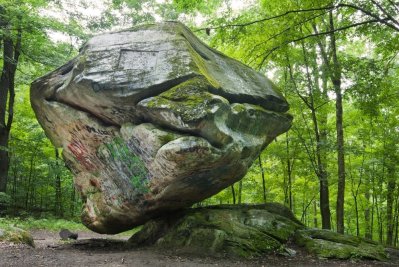 Balance Rock in the Berkshire Mountains of Western Massachusetts, USA..jpg