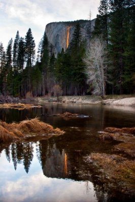 Horsetail fall, Yosemite National Park, USA..jpg
