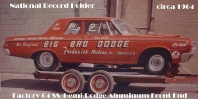 Frederick Motors 64 Dodge on trailer.jpg