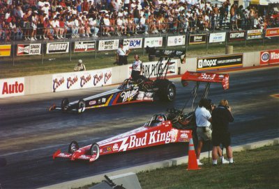 2005 Dragster TF Beer War Kenny Bernstein VS Larry Dixon.jpg